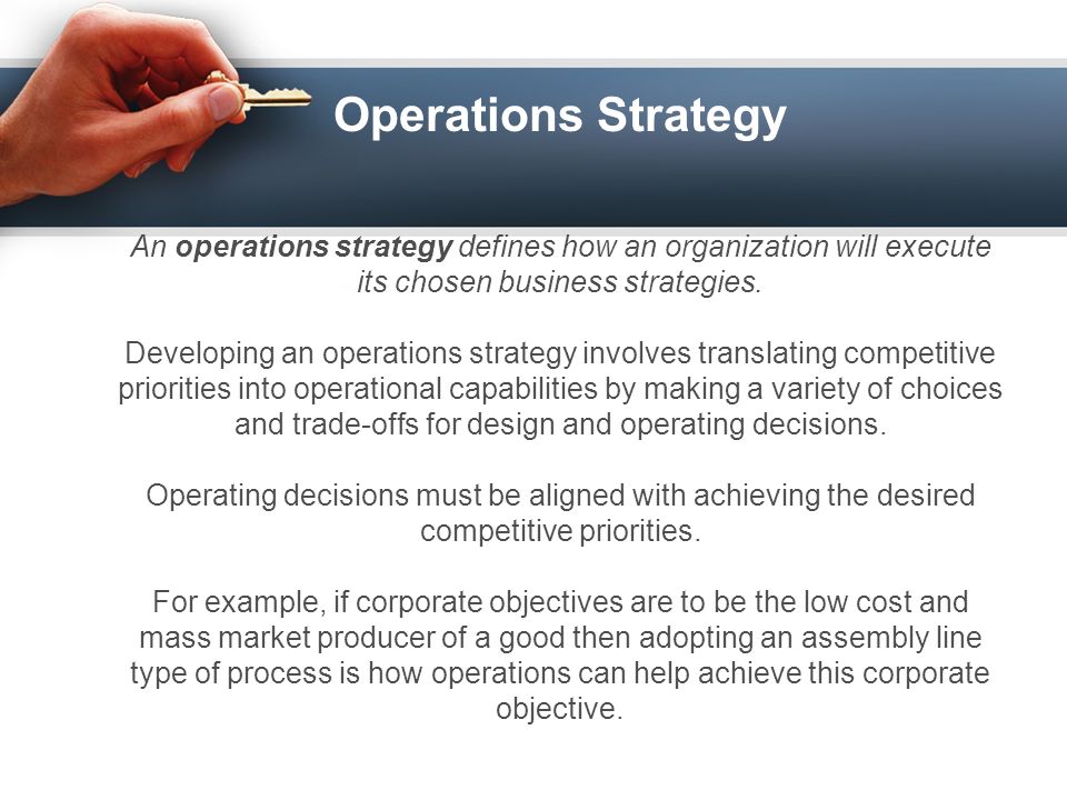 Business Operations: